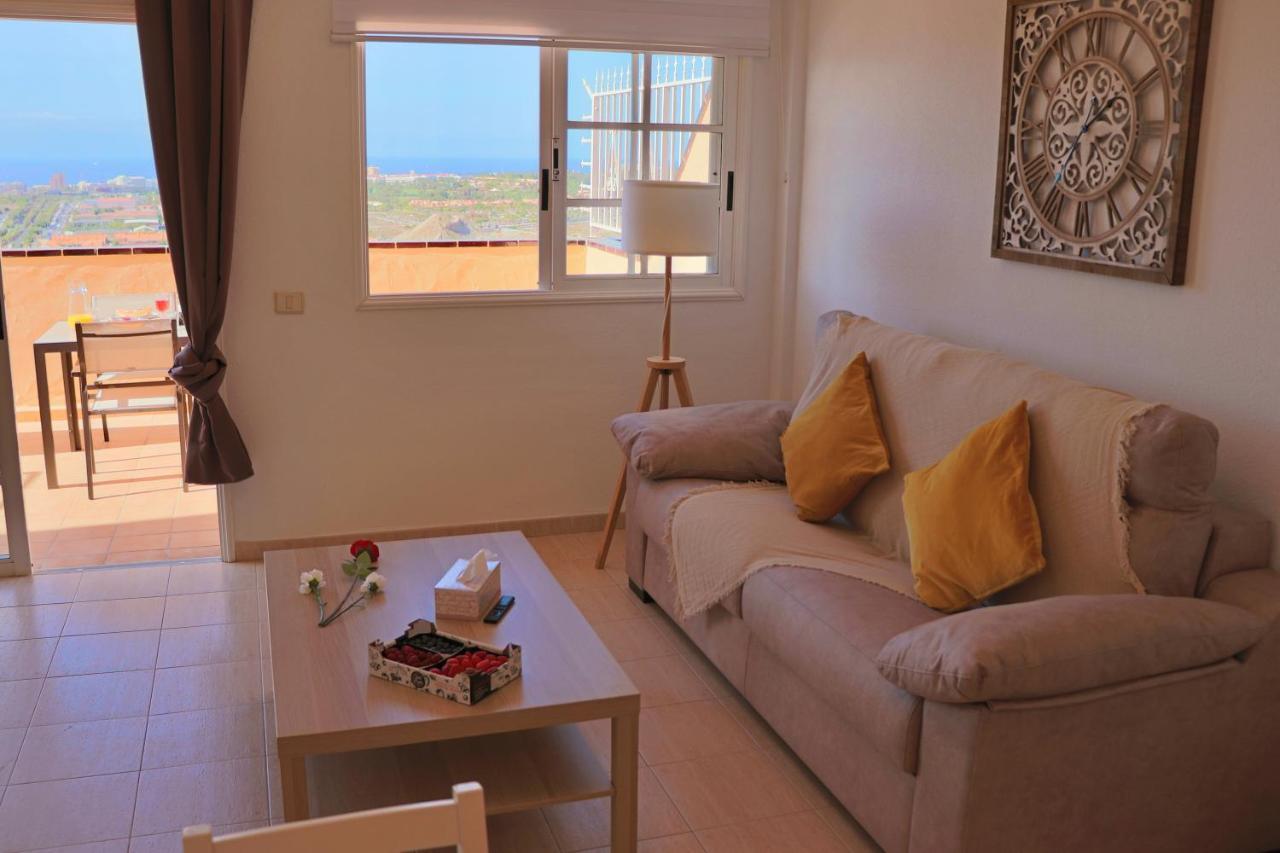 Апартаменты Sunset In The Heights Ocean View - Heated Pool Лос Кристианос Экстерьер фото